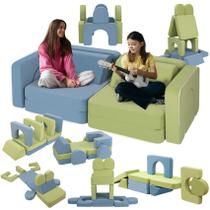 Sofá modular para brincar para crianças CAPAKIDS Age 1-12 Oderless Foam