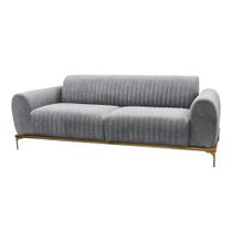 Sofá Molino 2 Lugares 180cm Pés Ouro Fosco Bouclé Cinza - Nexta Casa Sofá Molino 2 Lugares 180cm Pés Ouro Fosco Bouclé Cinza - Nexta Casa