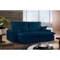 Sofa Momo Retrátil e Reclinável 3 Lugares 1,70m com Molas Ensacadas e Pillow Top