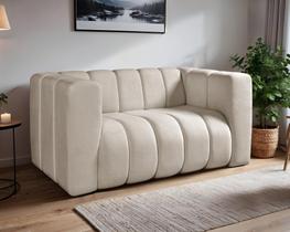 Sofá Mona 2 Lugares Moderno Premium Decorativo Sala de Estar