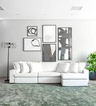 Sofá Monet - Linho Boucle Off White