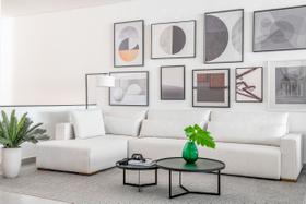 Sofá Mont Blanc - Linho Queens Off White