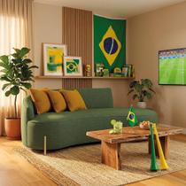 Sofá Morgan 2 Lugares 160CM Verde Napoli Hidrorepelente D'Rossi Sofá Morgan 2 Lugares 160CM Verde Napoli Hidrorepelente D'Rossi