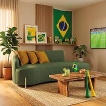 Sofá Morgan 2 Lugares 160CM Verde Napoli Hidrorepelente D'Rossi Sofá Morgan 2 Lugares 160CM Verde Napoli Hidrorepelente D'Rossi