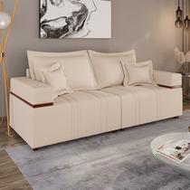 Sofá na Caixa 4 Lugares 200 cm Linho - Lufer Estofados