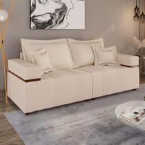 Sofá Na Caixa Bellagio 2 Lugares 2,00m Bege