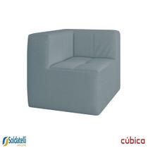 Sofá na Caixa Modular Expansível Evo Canto Vários Tecidos - Cúbica Estofados Sofá na Caixa Modular Expansível Evo Canto Vários Tecidos - Cúbica Estofados