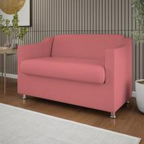 Sofá Namoradeira 2 Lugares Tilla Sala de Espera Balaqui Decor