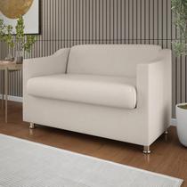 Sofá Namoradeira 2 Lugares Tilla Sala de Espera Balaqui Decor