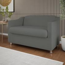 Sofá Namoradeira 2 Lugares Tilla Sala de Espera Suede Sofá Namoradeira 2 Lugares Tilla Sala de Espera Suede