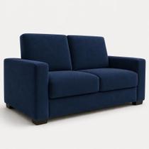 Sofá Namoradeira 3 Lugares Recepção Sala Confortável Moderno Suede Cor:Suede Cinza