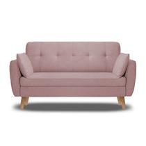 Sofá Namoradeira Agatha 140cm Suede Rose - AM Interiores