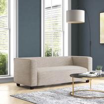 Sofá Namoradeira Amsterdam 1,40m Veludo Bege - Inova Decorações Sofá Namoradeira Amsterdam 1,40m Veludo Bege - Inova Decorações