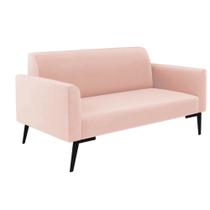 Sofá Namoradeira com 2 Poltronas Pés Villach Marisa Veludo Rosê Sofá Namoradeira com 2 Poltronas Pés Villach Marisa Veludo Rosê