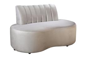 Sofa Namoradeira Curvo Orgânico Doha Decoração