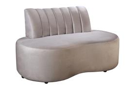 Sofa Namoradeira Curvo Orgânico Doha Decoração