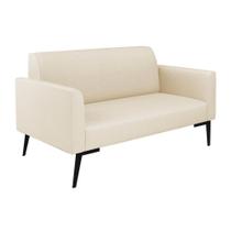 Sofá Namoradeira Pés Villach Marisa Linho