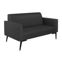 Sofá Namoradeira Pés Villach Marisa material sintético Sofá Namoradeira Pés Villach Marisa material sintético