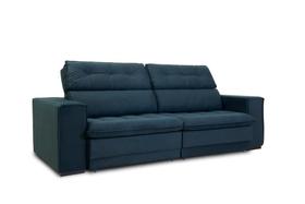 Sofá Nantes 2,20m Veludo Prince Chumbo