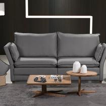 Sofá Natal Living com 4 Lugares 220cm Linho Corriente Yescasa Cinza Sofá Natal Living com 4 Lugares 220cm Linho Corriente Yescasa Cinza