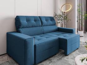 Sofá New York Premium 2m Azul Sofá New York Premium 2m Azul