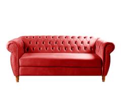 Sofá Nobreza 3 Lugares Chesterfield Retrô Vintage Classic