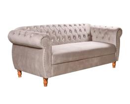 Sofá Nobreza 3 Lugares Chesterfield Retrô Vintage Classic