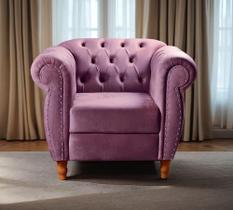 Sofá Nobreza Poltrona Chesterfield Vintage Retrô Clássico Sofá Nobreza Poltrona Chesterfield Vintage Retrô Clássico