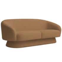 Sofá Orgânico 03 Lugares 180cm Liz Bouclé Terracota - Nexta Casa