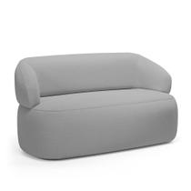 Sofá Orgânico 03 Lugares Living Glee 170cm Linho Cinza - Desk Design Sofá Orgânico 03 Lugares Living Glee 170cm Linho Cinza - Desk Design