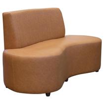 Sofá Orgânico 2 Lugares 160cm Coréia Para Sala Em material sintético Sofá Orgânico 2 Lugares 160cm Coréia Para Sala Em material sintético