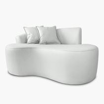 Sofá Orgânico 2 Lugares Curvo Feijão Design Elegante material sintético Premium Sofá Orgânico 2 Lugares Curvo Feijão Design Elegante material sintético Premium