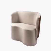 Sofá Orgânico 2 Lugares Curvo Living Star Confort