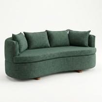 Sofá Orgânico 2 Lugares Madeira Maciça 200cm Linha Angra