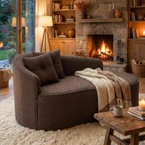 Sofá Orgânico Curvo Feijão Amore Confortável Sala Estúdio Bouclê - Montanari s Decor - MD MONTANARIS DECOR