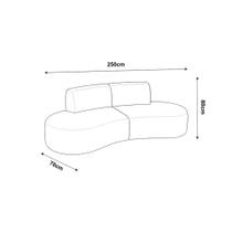 Sofá Orgânico Módulo Curvo Savana Boucle Rosê- Montanari's Decor Sofá Orgânico Módulo Curvo Savana Boucle Rosê- Montanari's Decor