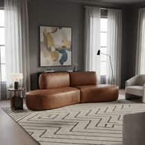 Sofá Orgânico Módulo Curvo Savana material sintético Modena - Montanari s Decor