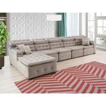 Sofá Orlando 4.20x1.70m com Chaise, Retrátil e Reclinável Sofá Orlando 4.20x1.70m com Chaise, Retrátil e Reclinável