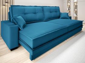 Sofá Palermo 2,80m Retrátil e Reclinável Velosuede Royal - NETSOFAS