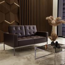 Sofá para Escritório e Recepção 3 Lugares material sintético Isis