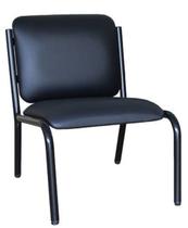 Sofá para Recepção de Escritório Linha Recepção Plus Preto