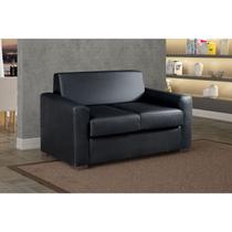 Sofá para Sala de Estar 2 Lugares 150cm Basic Preto