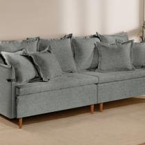 Sofá para Sala de Estar Fixo 4 Lugares Atlas Sofá para Sala de Estar Fixo 4 Lugares Atlas