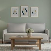Sofá para Sala de Estar Living Clássico 166cm Pés de Ferro Londres Sofá para Sala de Estar Living Clássico 166cm Pés de Ferro Londres