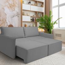 Sofá para Sala de Estar Retrátil 198cm x 85cm Tecido Safira Paris Sofá para Sala de Estar Retrátil 198cm x 85cm Tecido Safira Paris