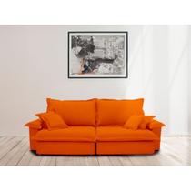 Sofá Paris 2.60m Retrátil e Reclinável Super Pillow -terra Sofá Paris 2.60m Retrátil e Reclinável Super Pillow -terra