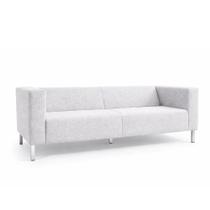 Sofá Perola 3 Lugares Kubo 210cm Bouclé Cinza - Sallar Home Sofá Perola 3 Lugares Kubo 210cm Bouclé Cinza - Sallar Home