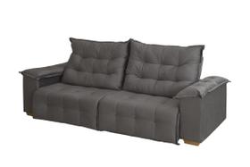 Sofa + Pillow Milão Marrom REC ESTOFADOS 2,30m 3 lugares