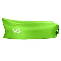 Sofá Puff Inflável Air Bag T-190 para Camping Verde com Bolsa de Transporte VG Plus Sofá Puff Inflável Air Bag T-190 para Camping Verde com Bolsa de Transporte VG Plus