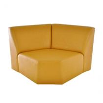 Sofá Recepção De Escritório Linha Recepção Napoli Amarelo